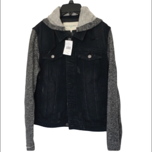 Thread & Supply Jackets & Blazers - Thread & Supply Jean jacket with built in hoody